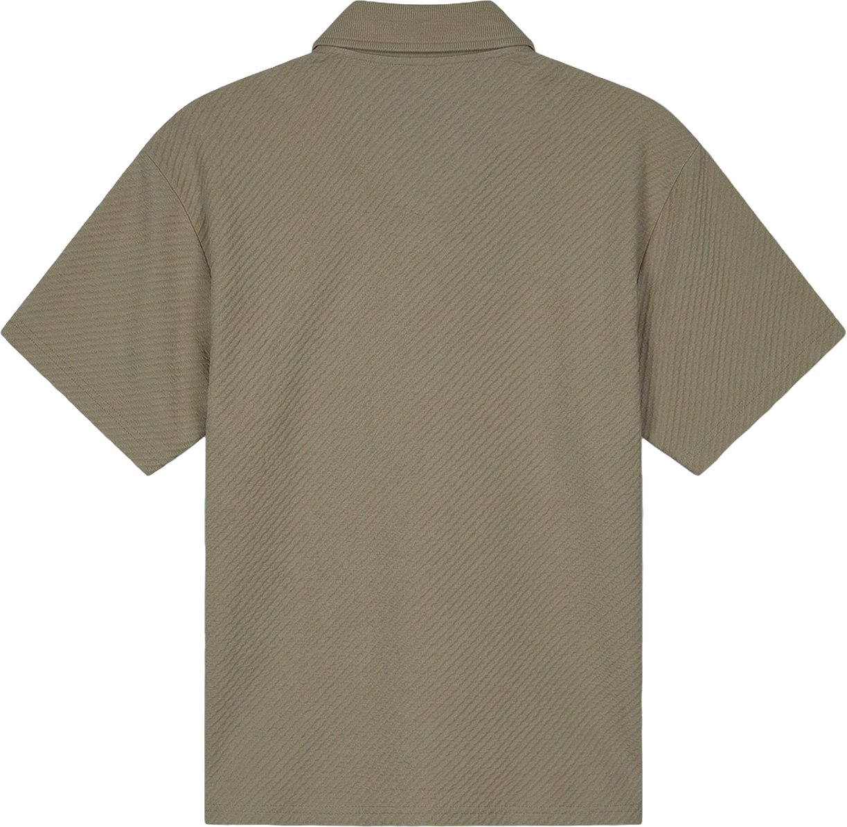 Malelions Malelions Diagonal Seersucker Shirt MMA40026007 Dark Sage 43022 Divers