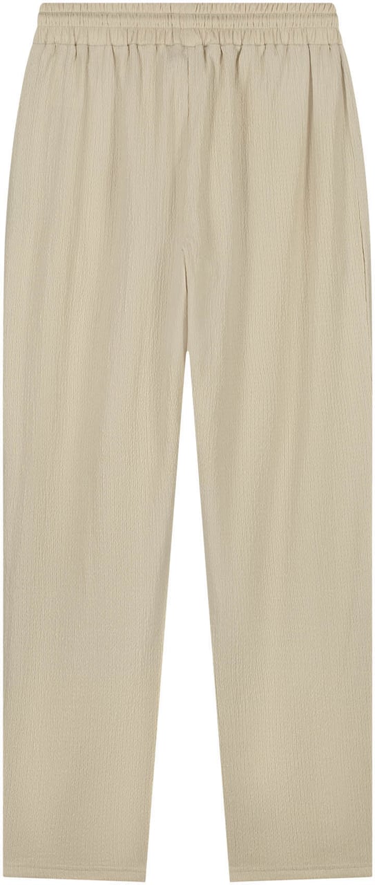 Malelions Emblem Seersucker Pants MMB30026055 Light Taupe 50014 Taupe