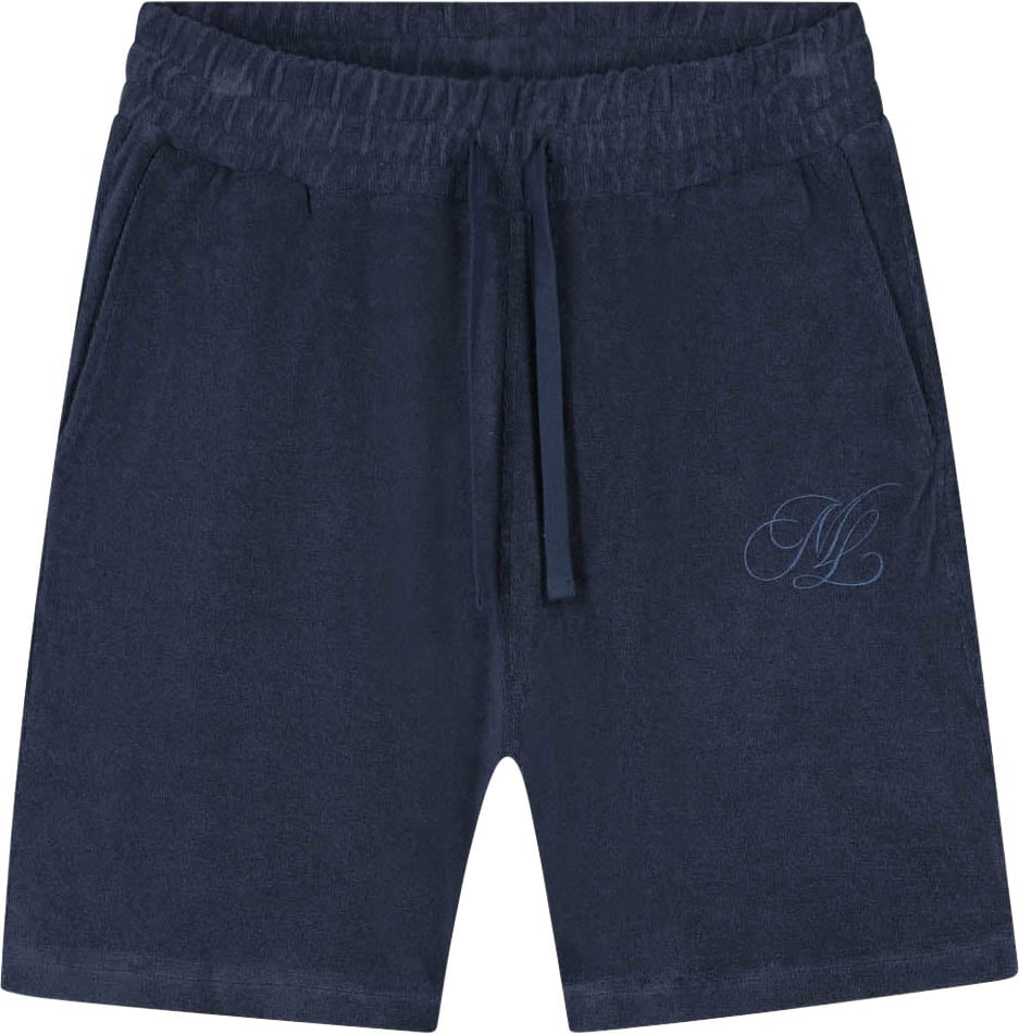 Malelions Emblem Towelling Shorts MMB30026059 Navy 42008 Navy