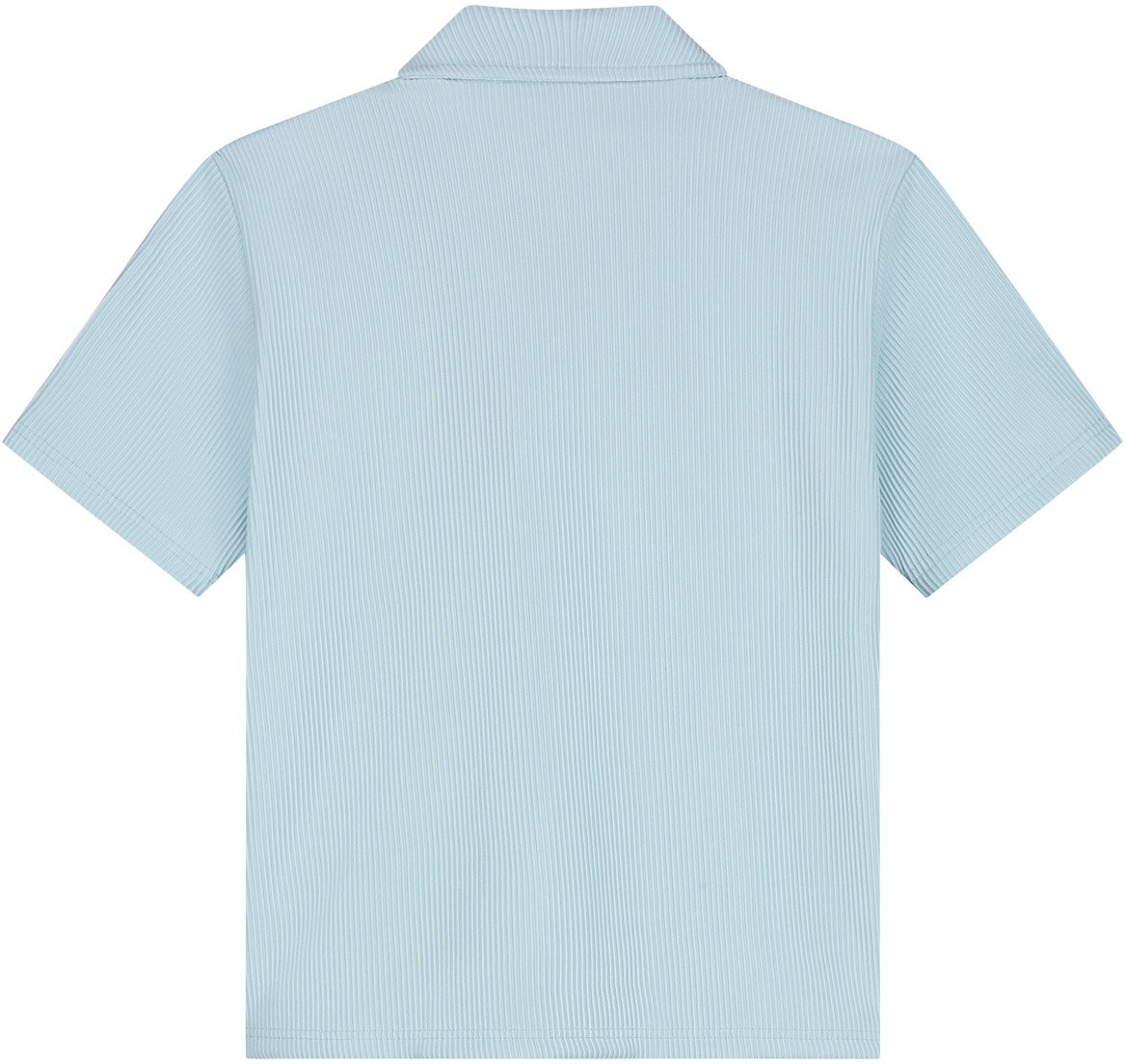 Malelions Malelions Junior Horizon Ribbed Shirt MJA40026001 Light Blue 42002 Blauw