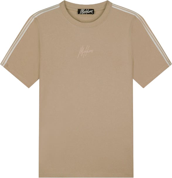 Malelions Malelions Men Studio T-Shirt MMC30026043 Light Taupe 50014 Taupe