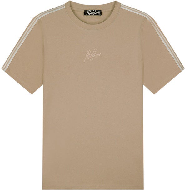 Malelions Malelions Men Studio T-Shirt MMC30026043 Light Taupe 50014 Taupe