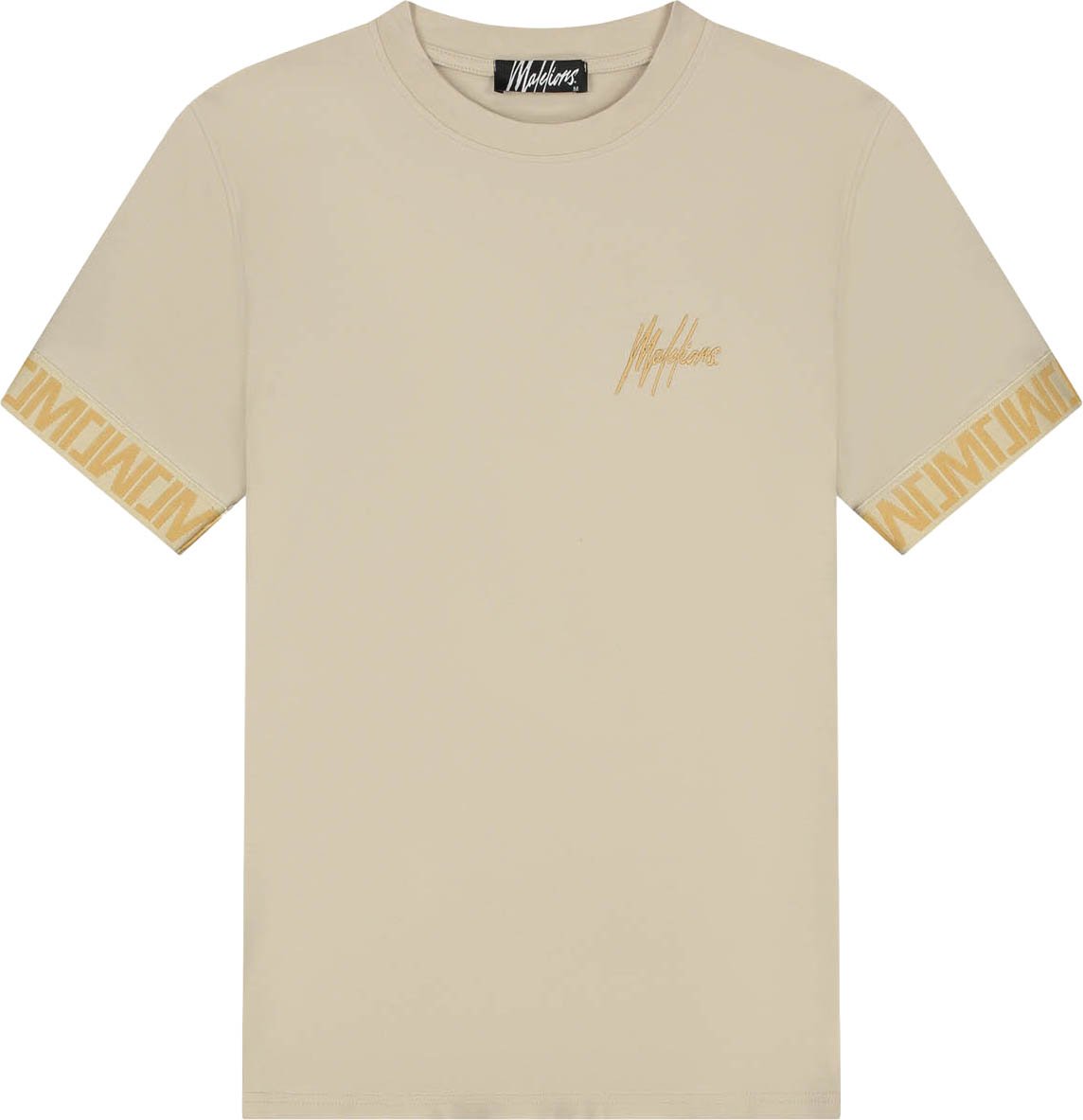 Malelions Malelions Men Venetian T-Shirt MMC30026065 Light Taupe 50014 Taupe