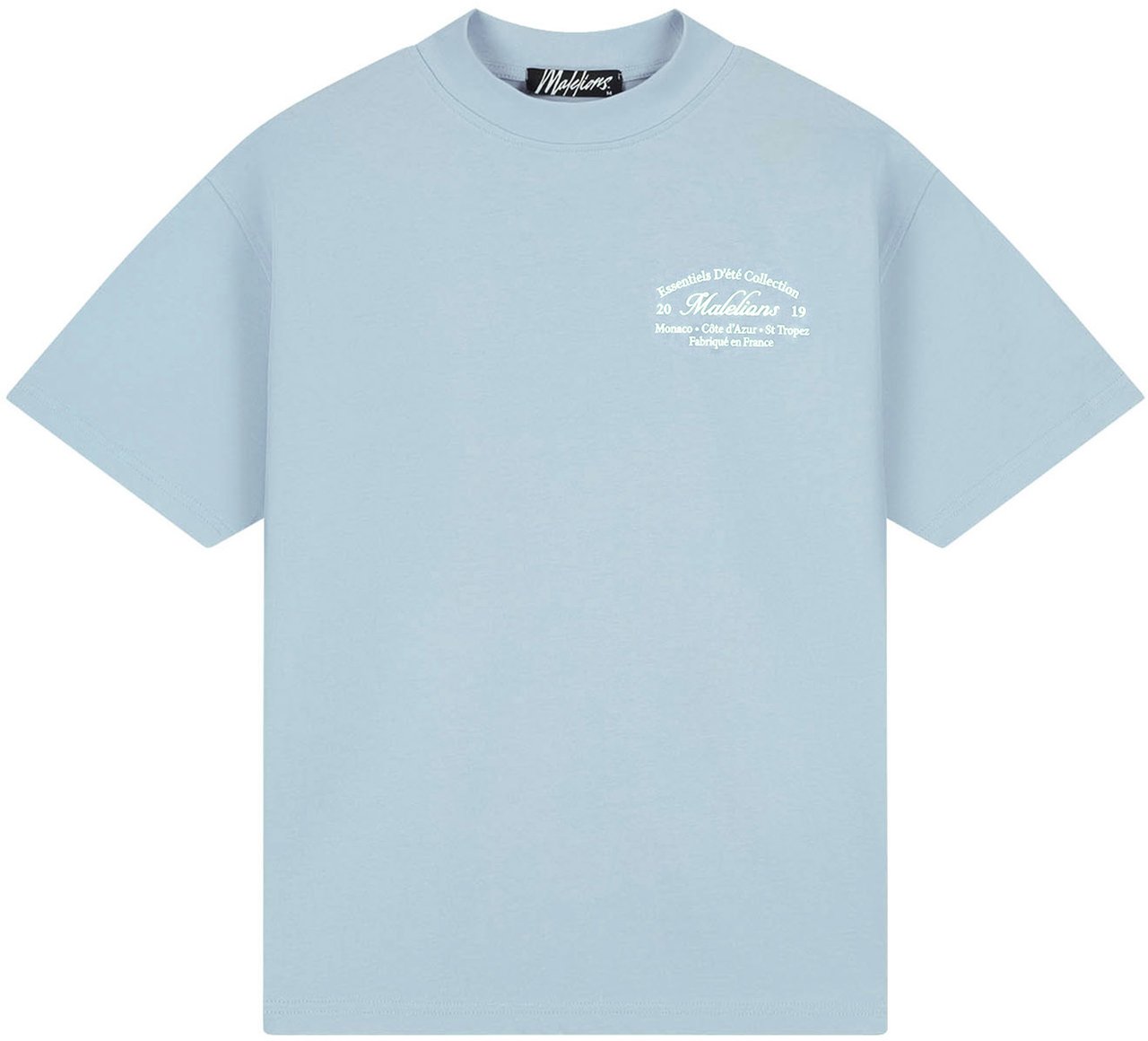 Malelions  Marina T-Shirt MMA40026075 Vista Blue 42003 Blauw