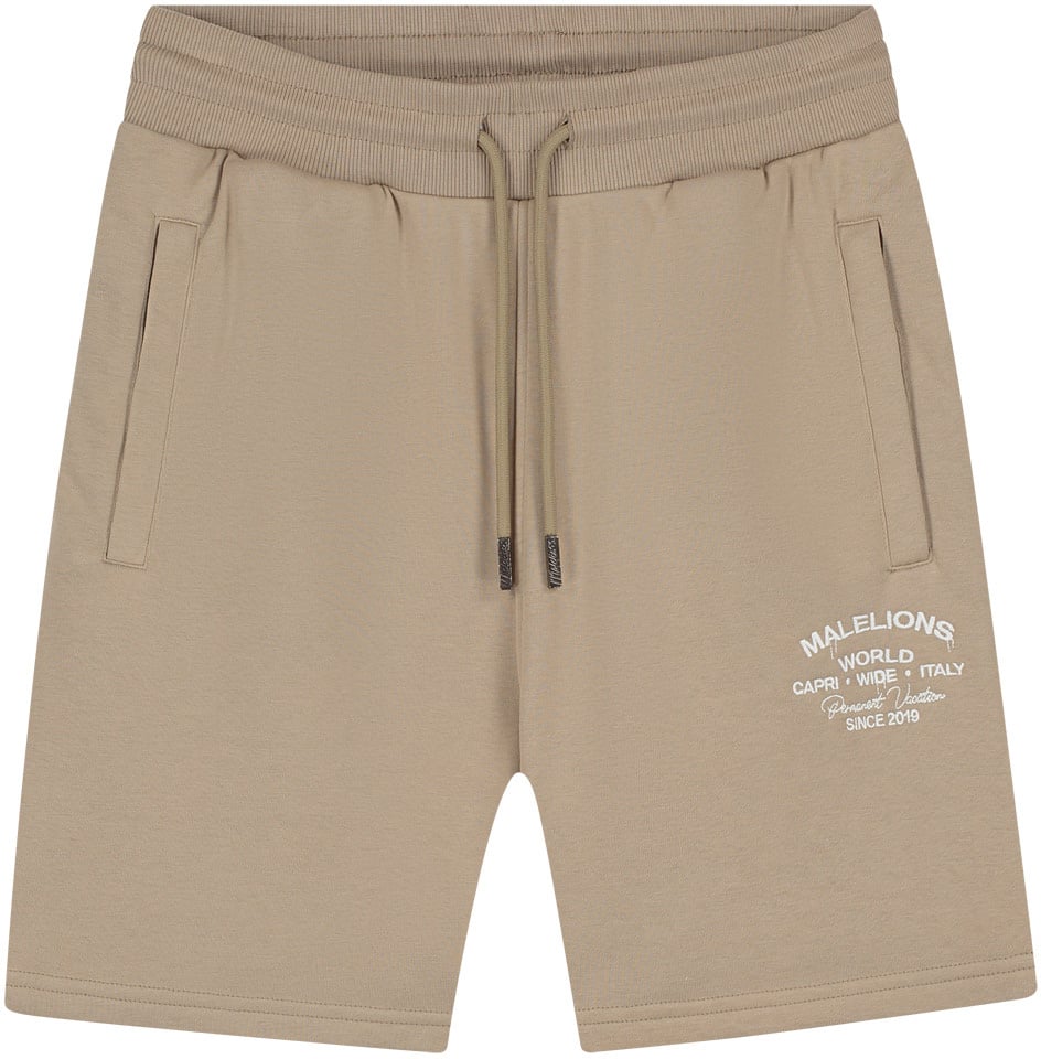 Malelions Permanent Vacation Shorts MMB30026063 Sage Brown 50013 Bruin