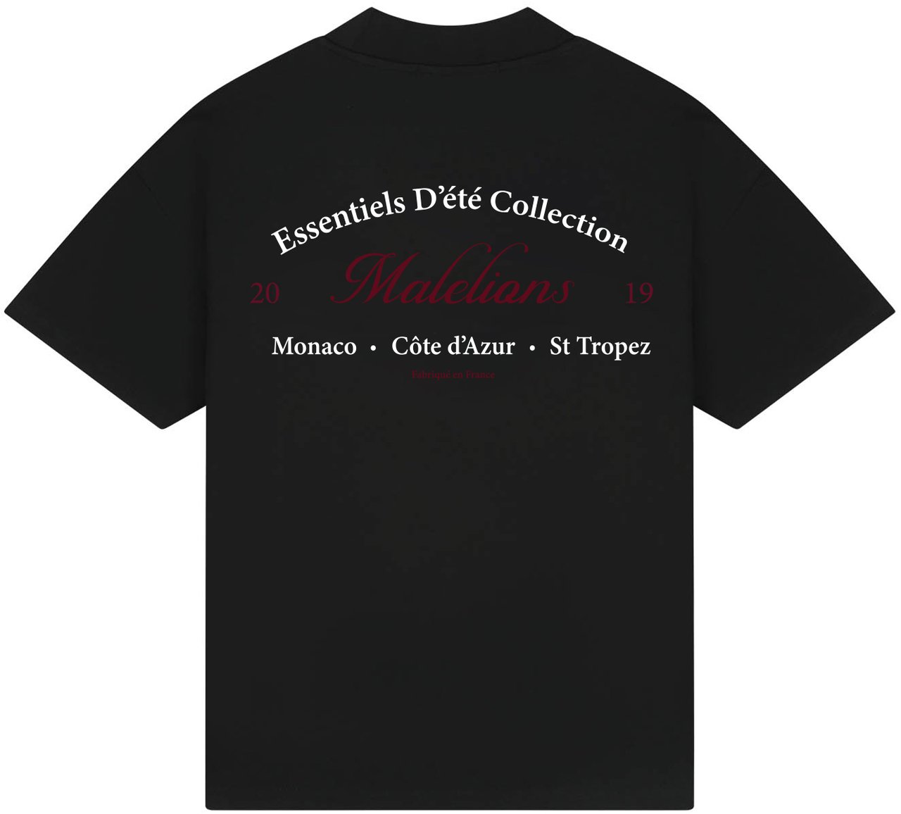 Malelions Men Marina T-Shirt Zwart