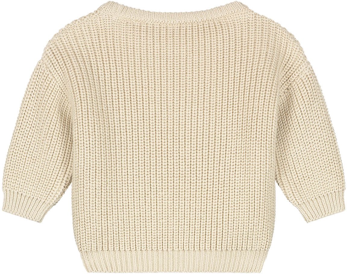 Malelions Malelions Baby Knitted Sweater Beige