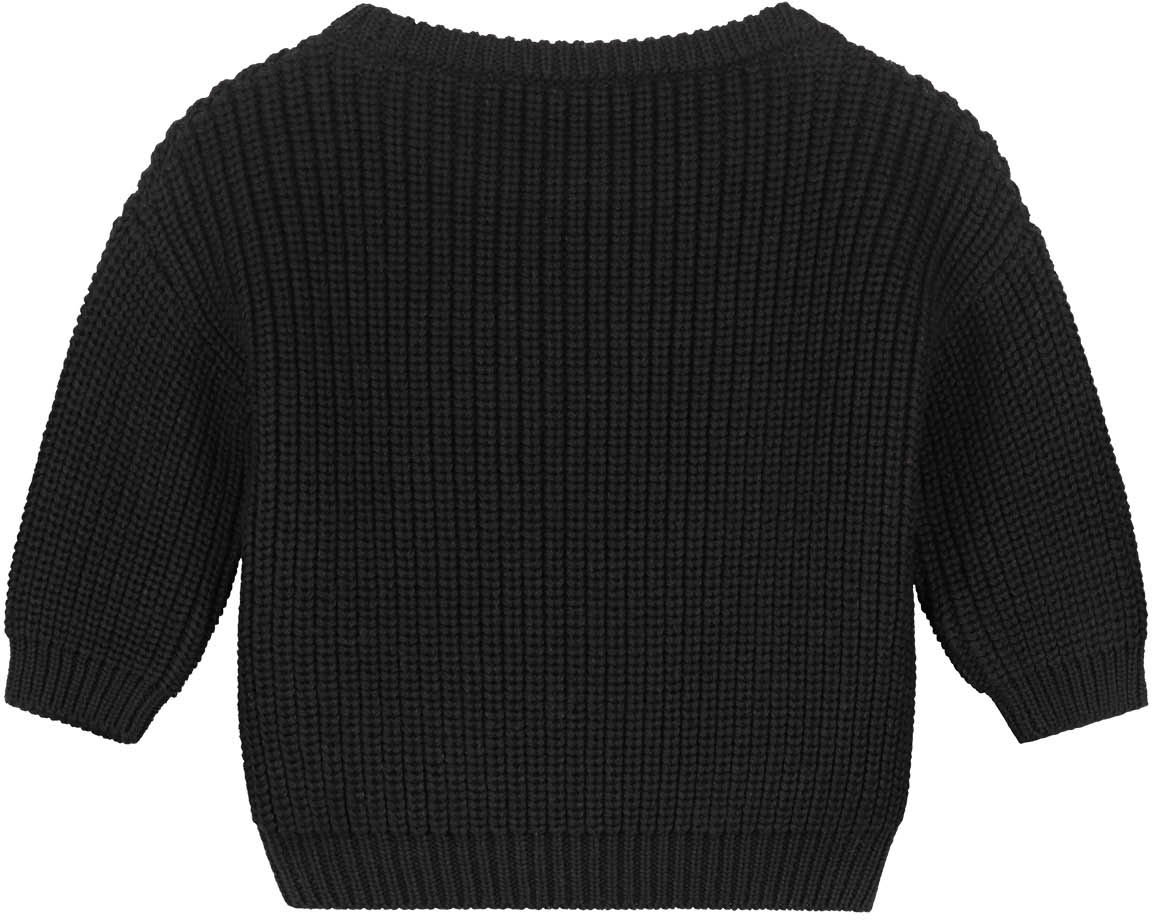 Malelions Malelions Baby Knitted Sweater Zwart