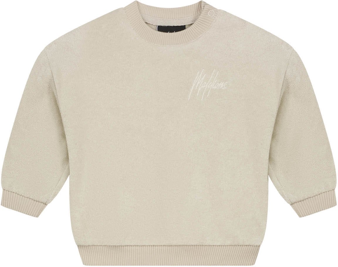 Malelions Malelions Baby Towelling Sweater Beige