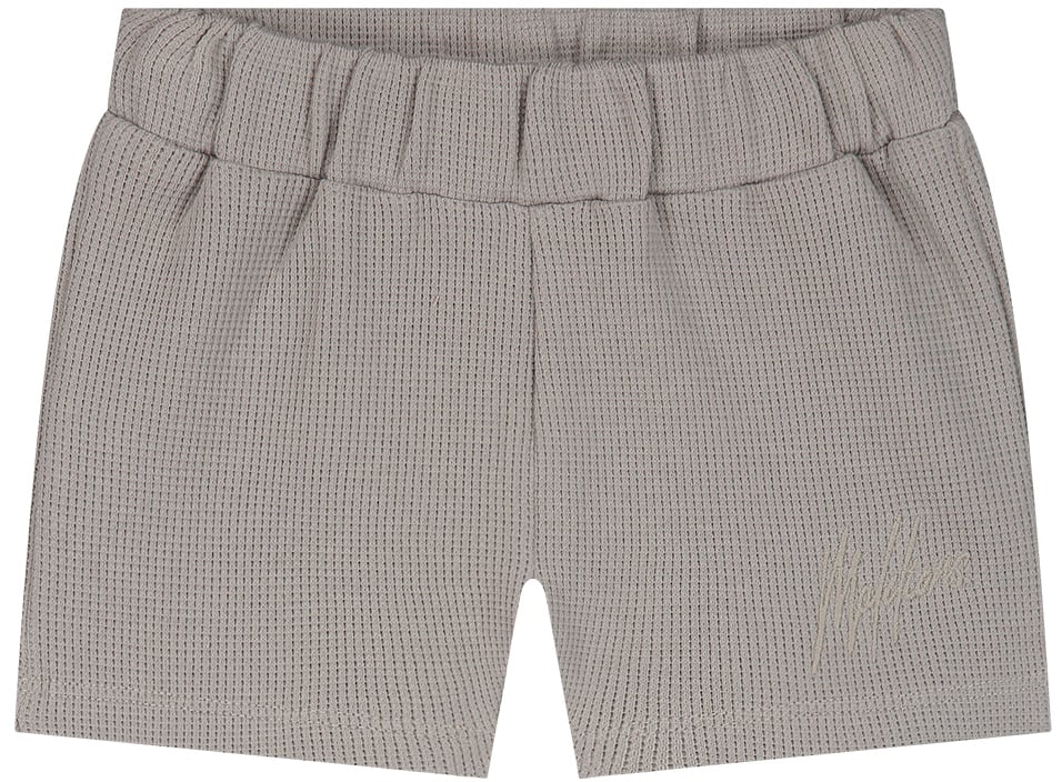 Malelions Malelions Baby Waffle Signature Shorts Beige
