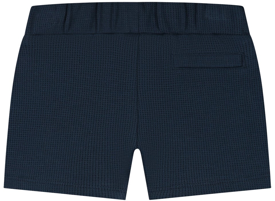 Malelions Malelions Baby Waffle Signature Shorts Blauw