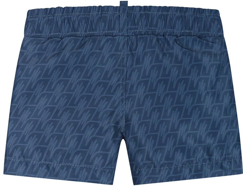 Malelions Malelions Baby Monogram Swim Shorts Blauw