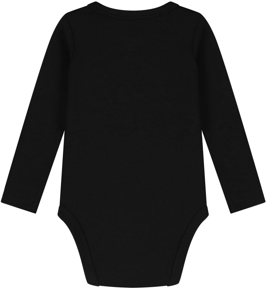 Malelions Malelions Baby Long Sleeve Bodysuit Zwart