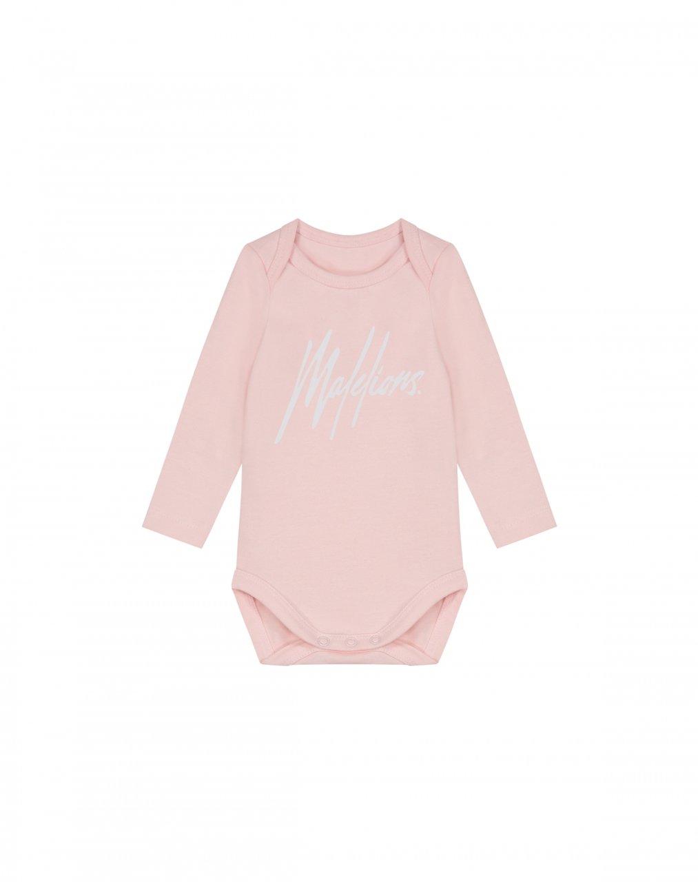 Malelions Malelions Baby Longsleeve Bodysuit Roze
