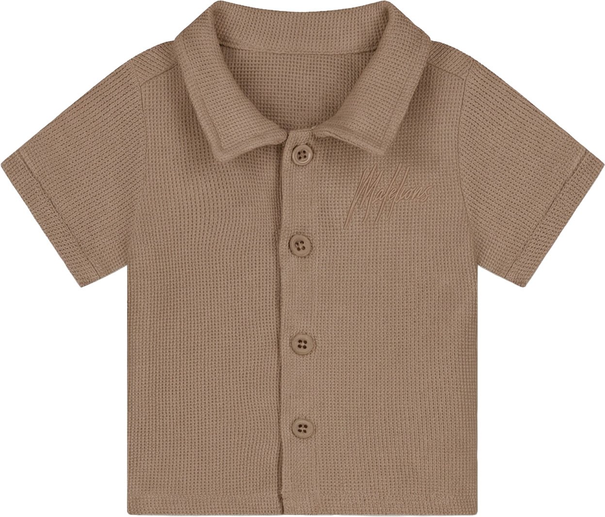 Malelions Malelions Baby Waffle Shirt Bruin