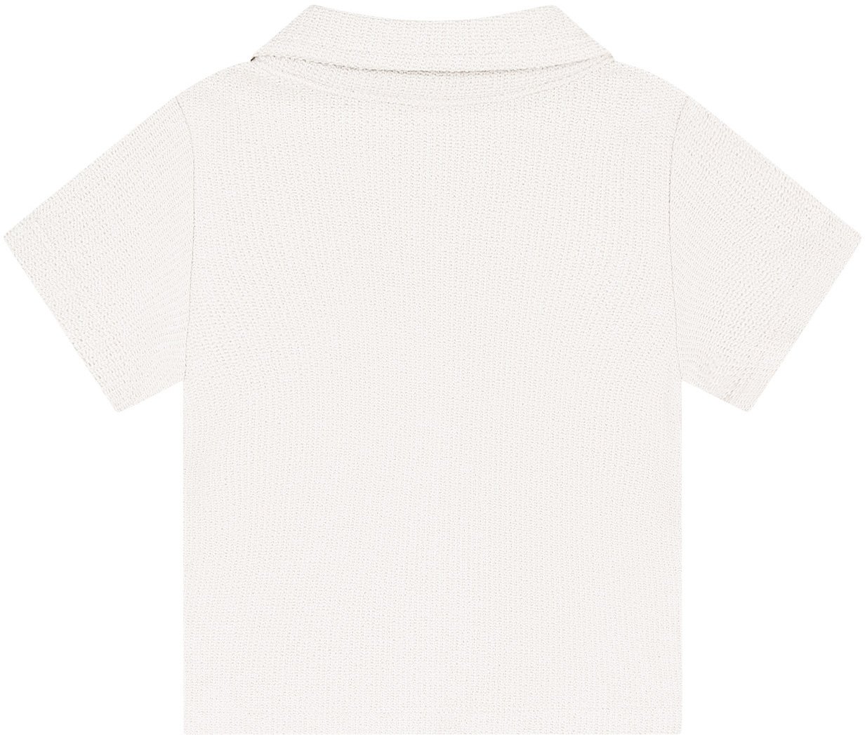 Malelions Malelions Baby Bouclé Signature Shirt Wit