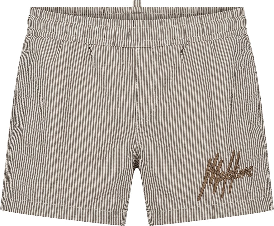 Malelions Baby Seersucker Swim Shorts Bruin