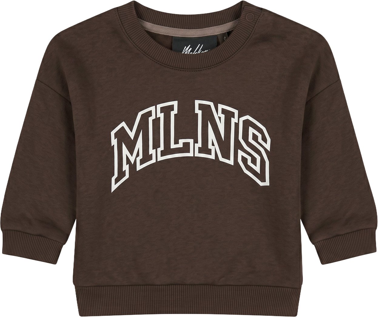 Malelions Baby College Sweater Bruin