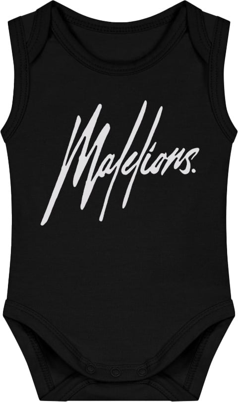 Malelions Malelions Baby Signature Bodysuit Zwart
