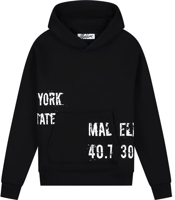 Malelions Malelions Women Distorted Hoodie Zwart