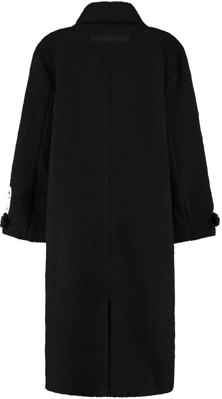 Malelions Malelions Women Oversized Label Coat Zwart