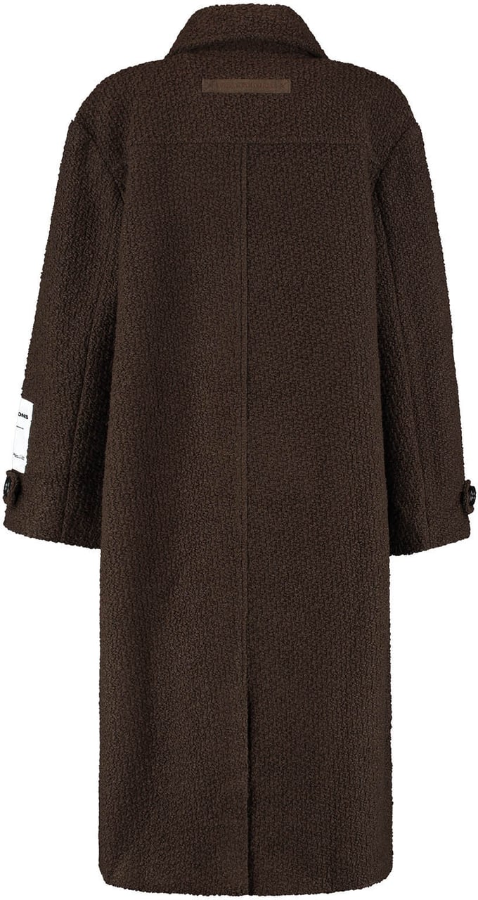 Malelions Malelions Women Oversized Label Coat Bruin