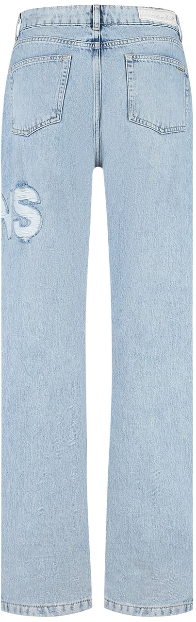 Malelions Malelions Women Ripped Jeans Blauw