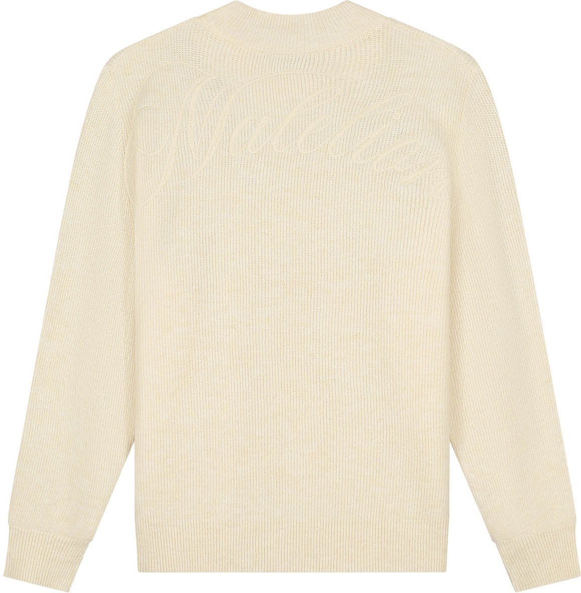 Malelions Malelions Women Oversized Knit Sweater Beige