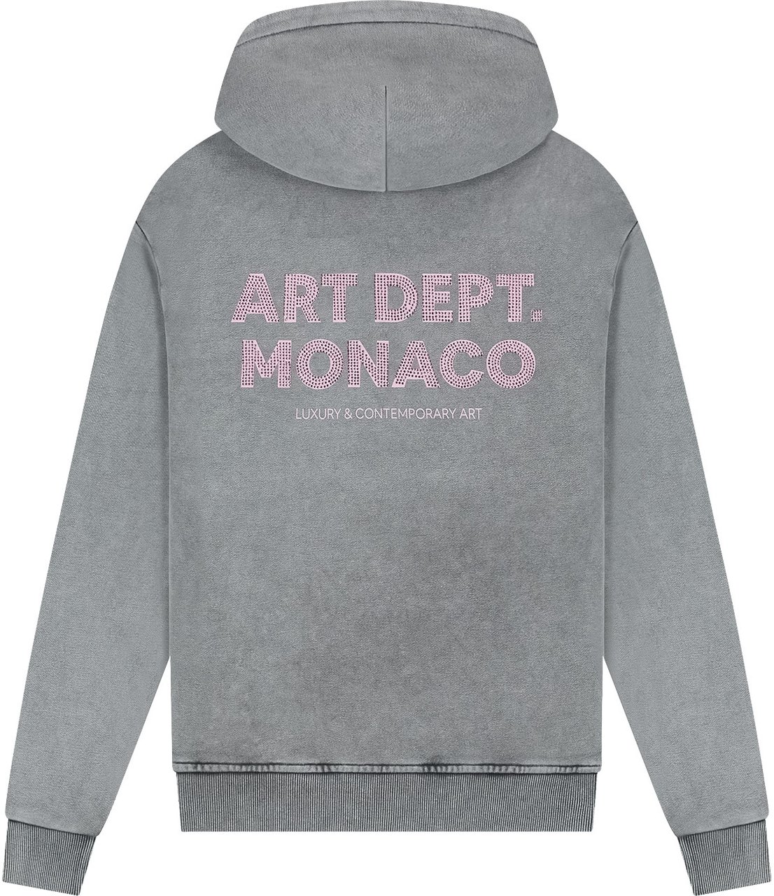 Malelions Malelions Women Rhinestone Hoodie Grijs
