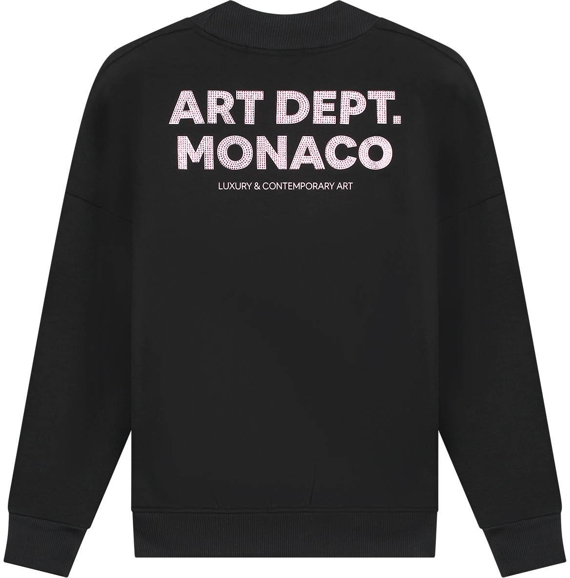 Malelions Malelions Women Rhinestone Sweater Zwart