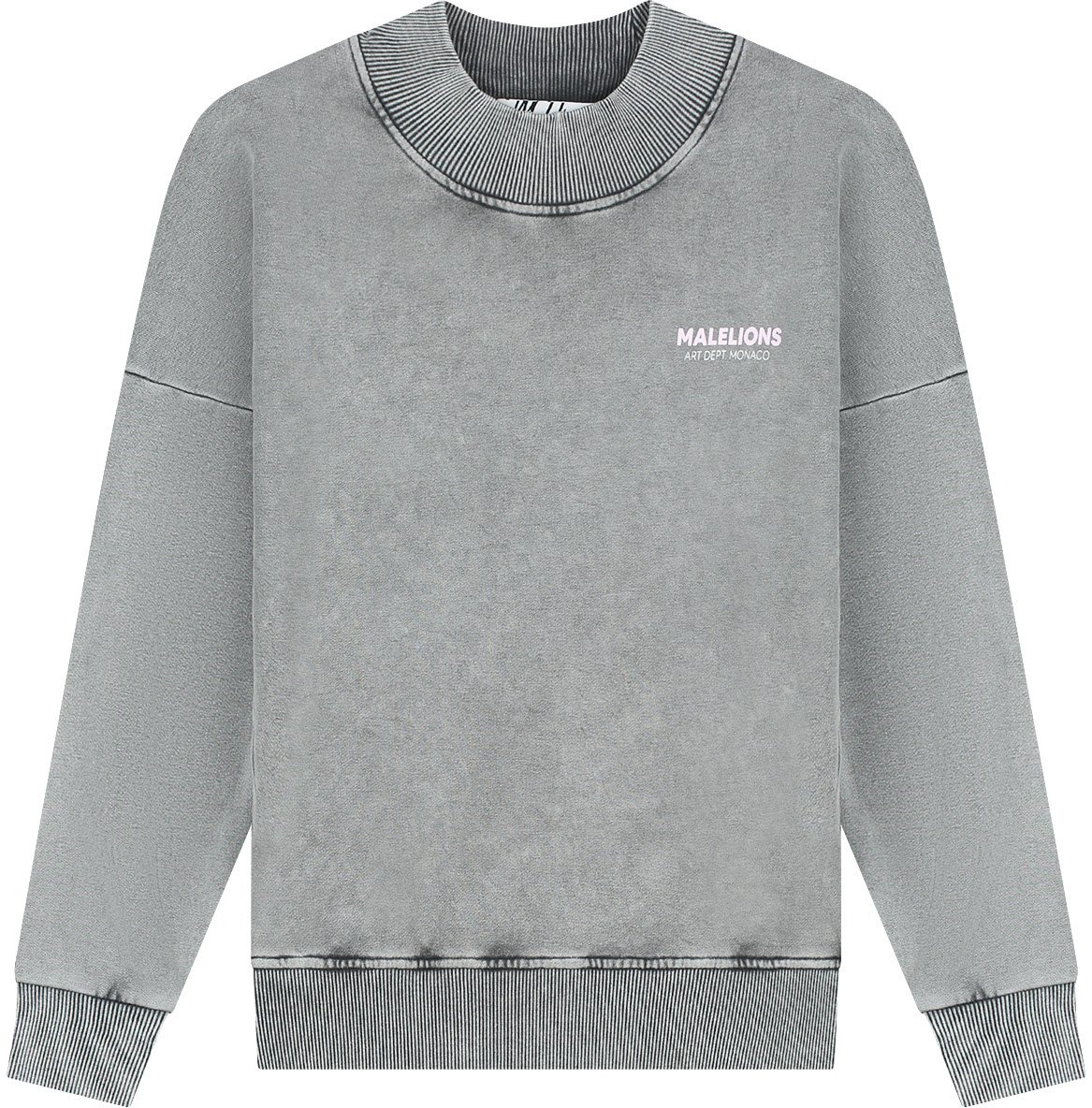 Malelions Malelions Women Rhinestone Sweater Grijs