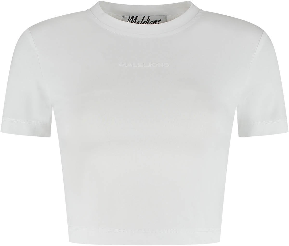 Malelions Malelions Women Cropped Top Wit
