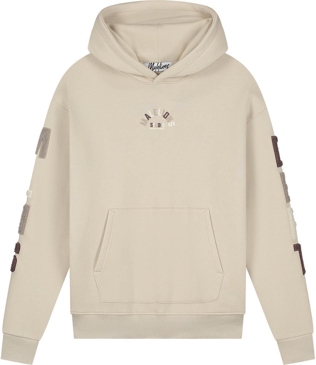 Malelions Malelions Women Sherpa Applique Hoodie Beige