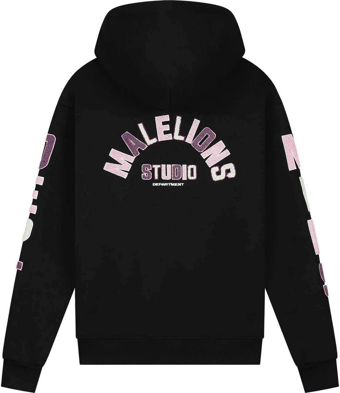Malelions Malelions Women Sherpa Applique Hoodie Zwart