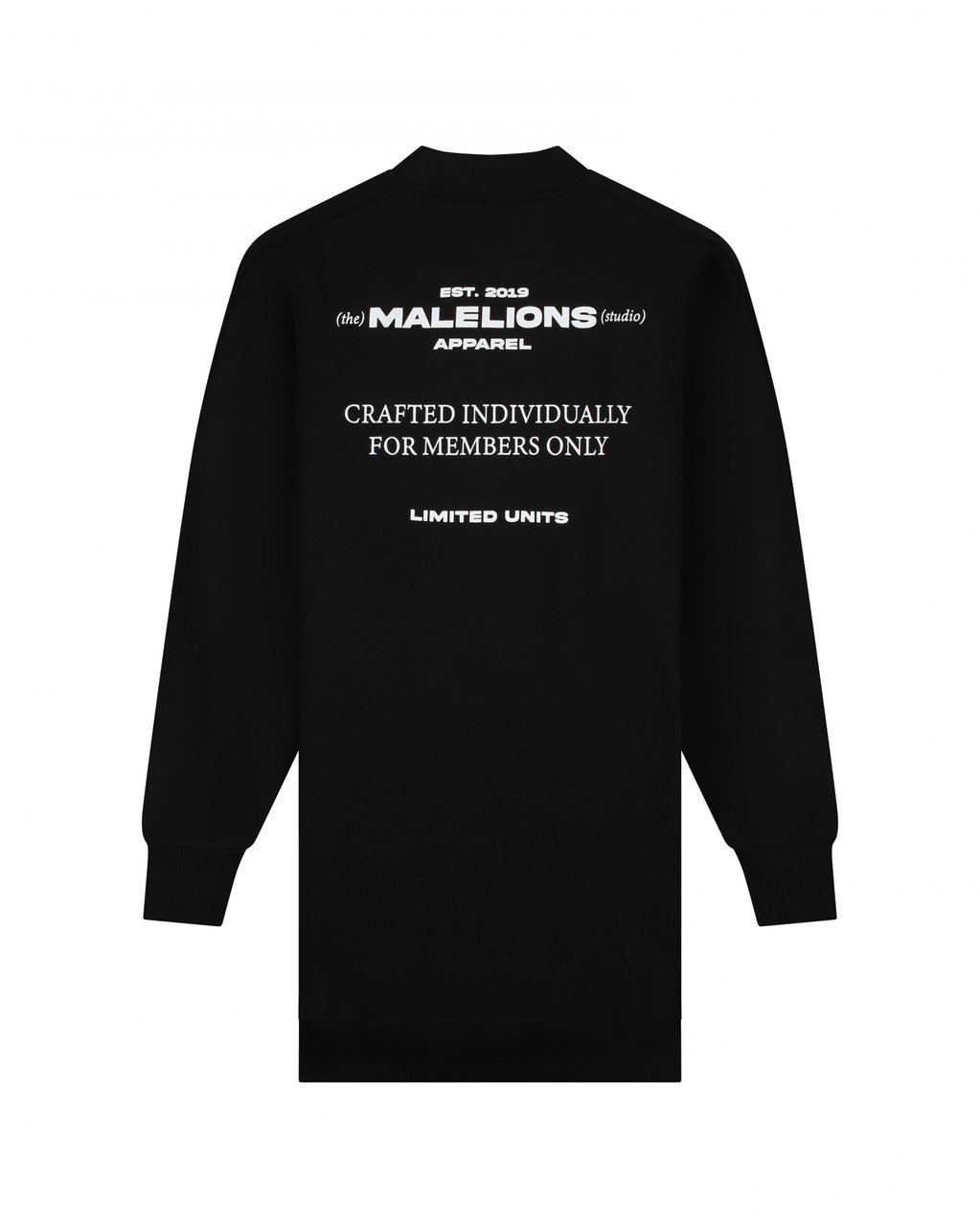 Malelions Malelions Women Members Sweater Dress Zwart
