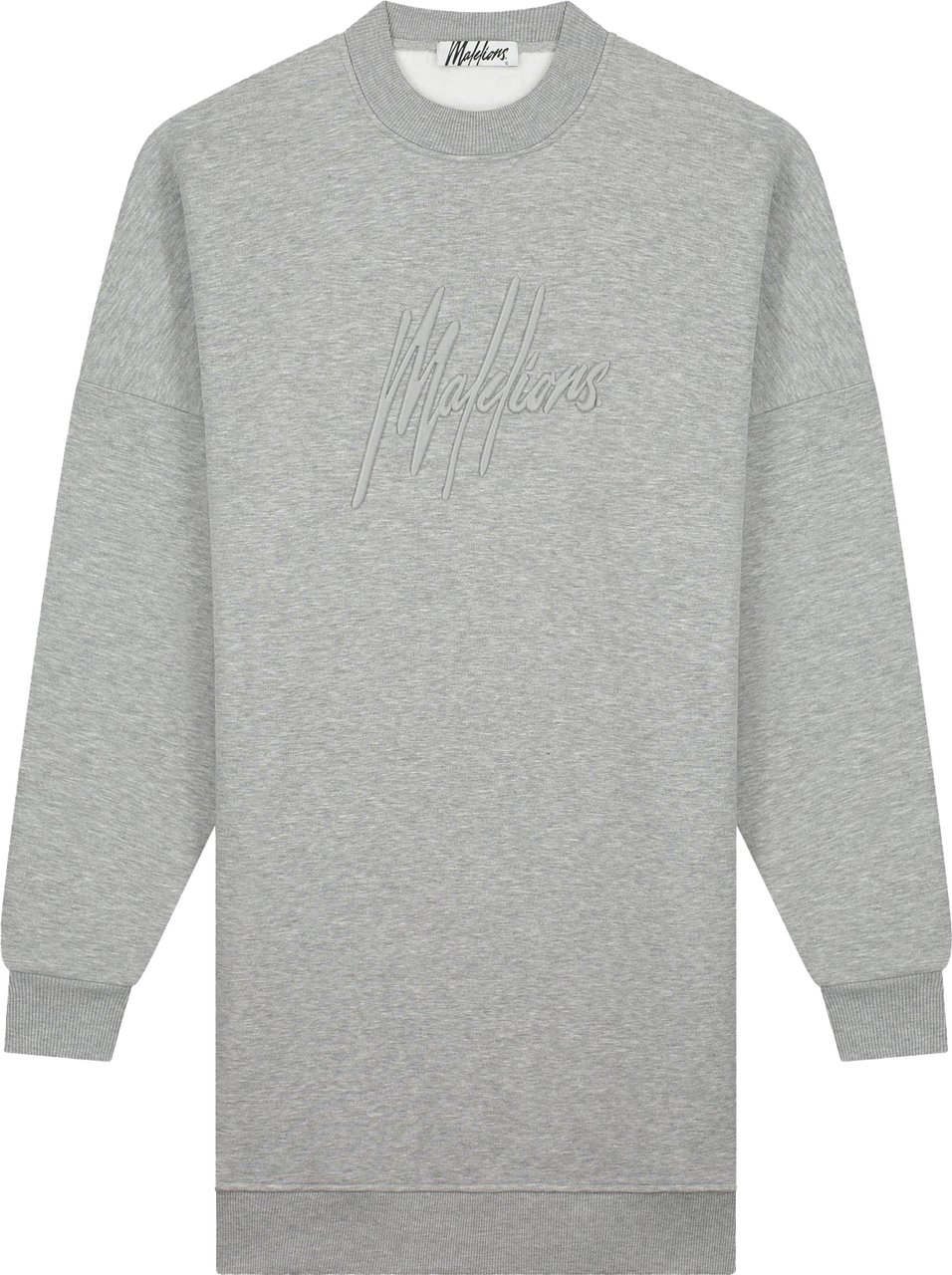 Malelions Malelions Women Essentials Sweater Dress Grijs