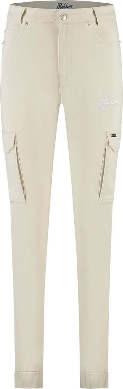 Malelions Malelions Women Signature Cargo Pants Beige