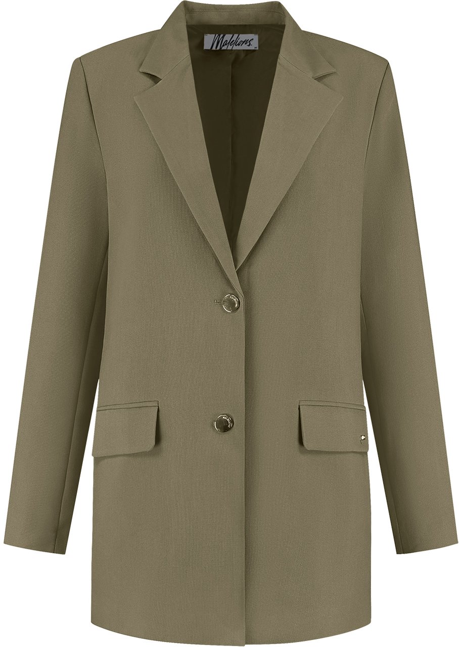 Malelions Malelions Women Kylie Oversized Blazer Groen