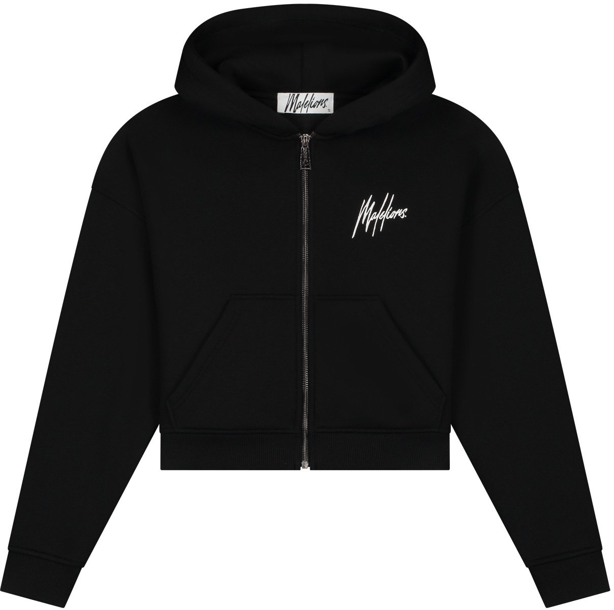 Malelions Malelions Women Cropped Signature Tracksuit Zwart