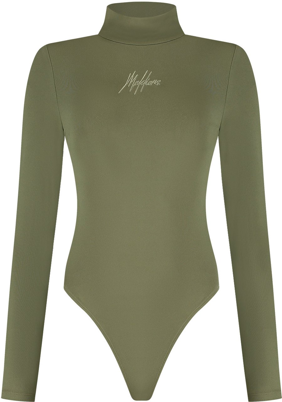 Malelions Malelions Women Signature Bodysuit Groen