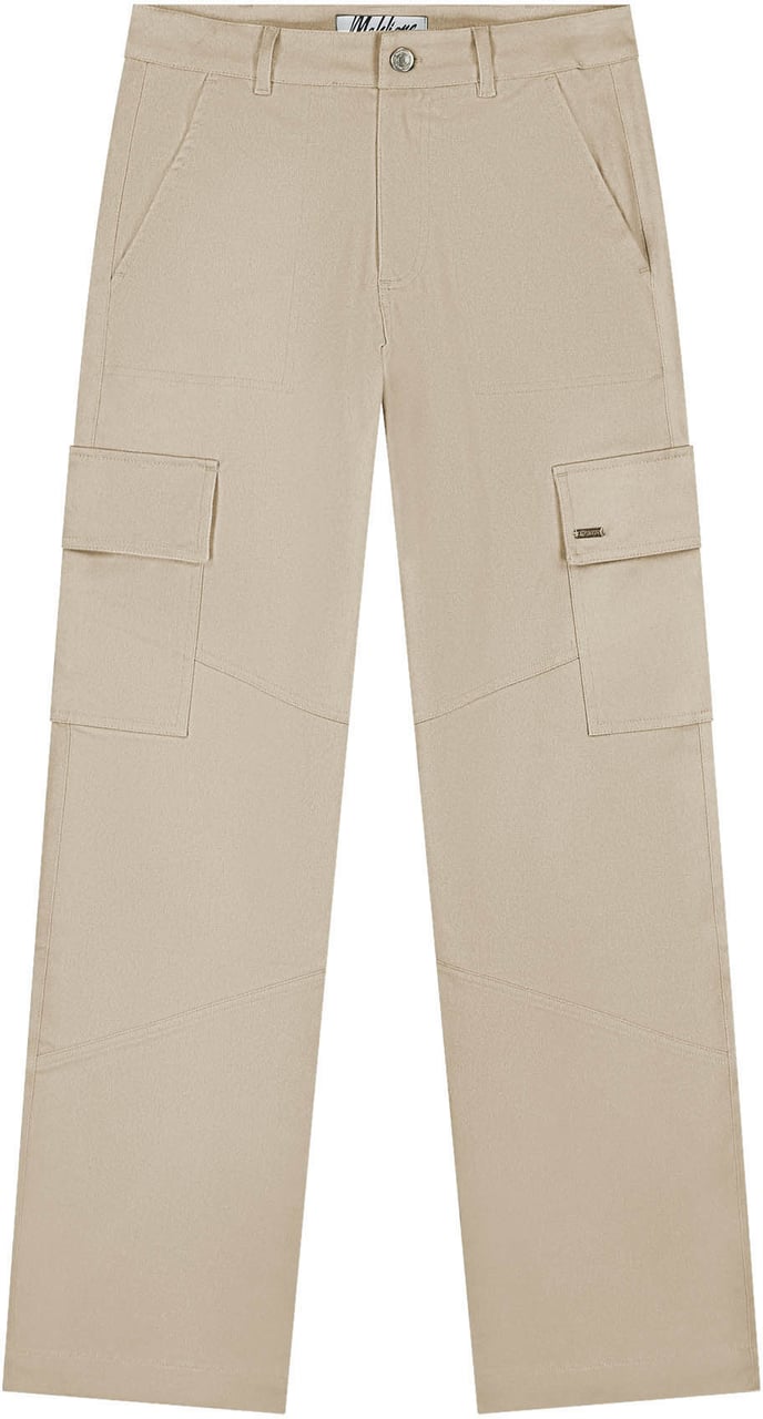 Malelions Malelions Women Straight Leg Cargo Pants Taupe