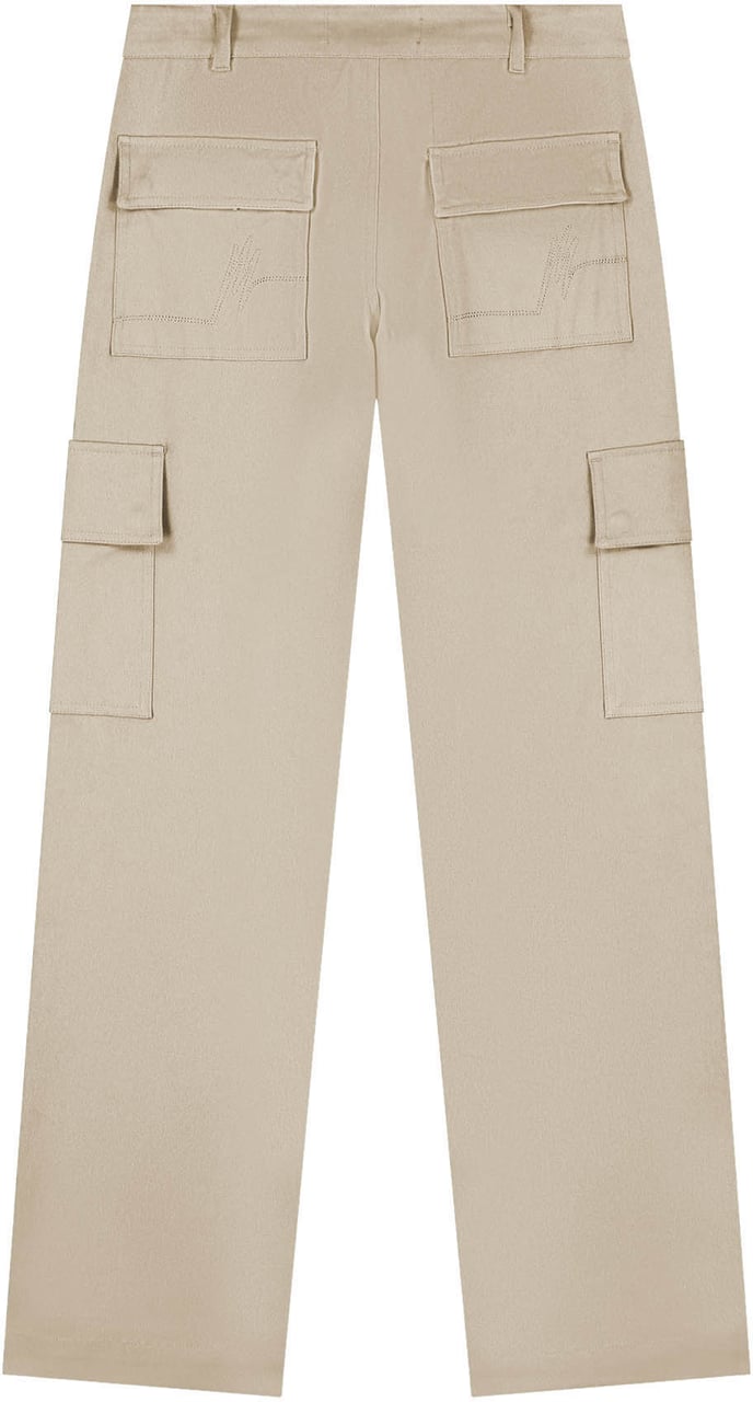 Malelions Malelions Women Straight Leg Cargo Pants Taupe