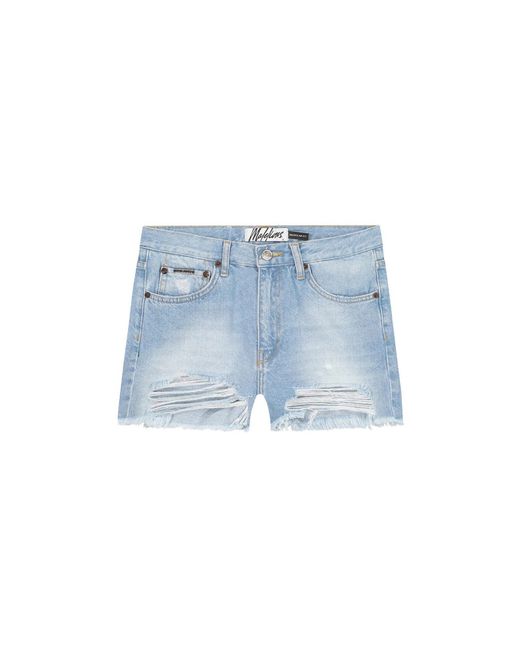 Malelions Malelions Women Resort Denim Shorts Blauw