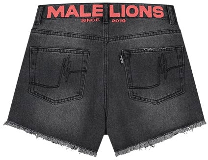 Malelions Malelions Women Resort Denim Shorts Zwart