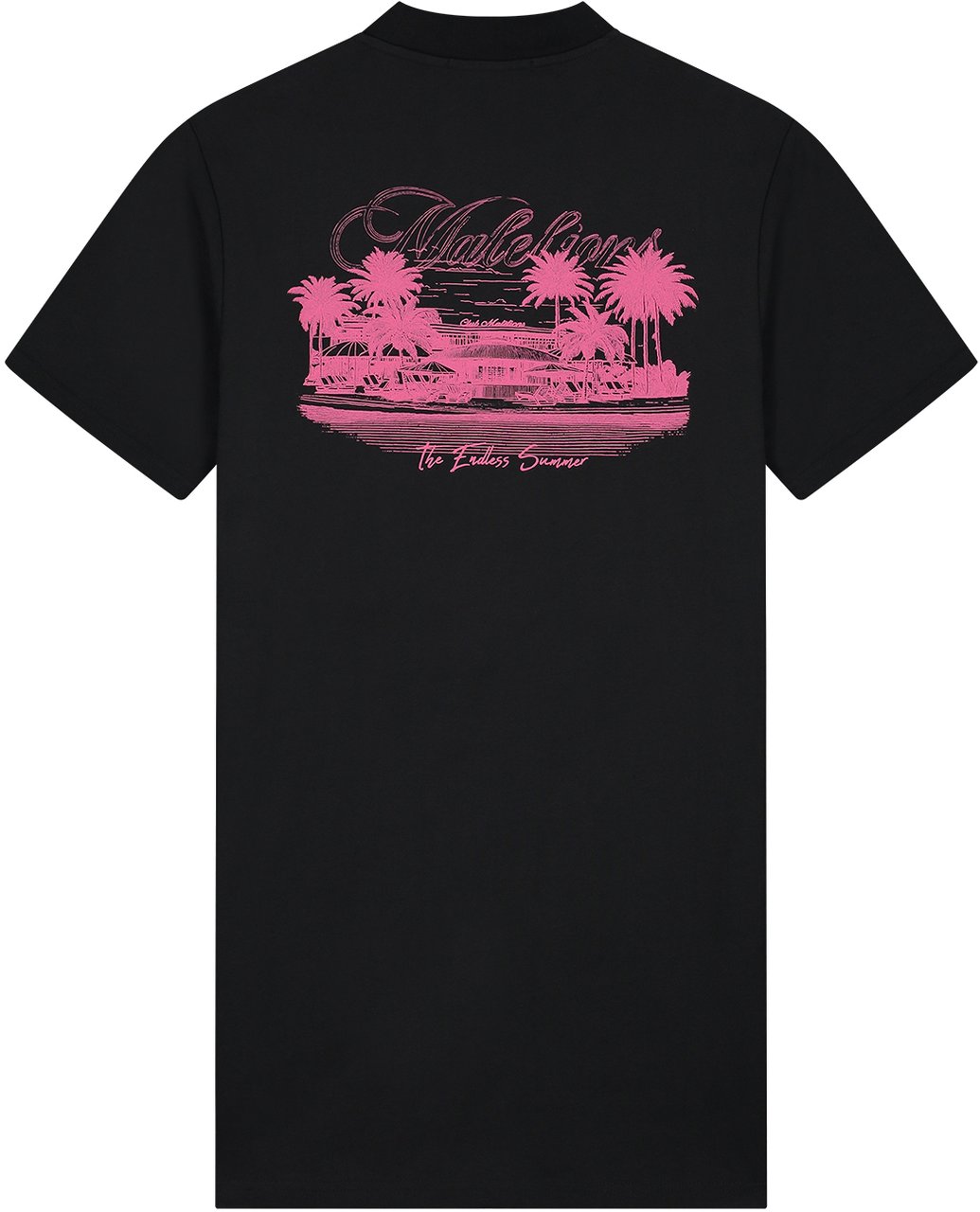 Malelions Malelions Women Endless Summer T-Shirt Dress Zwart