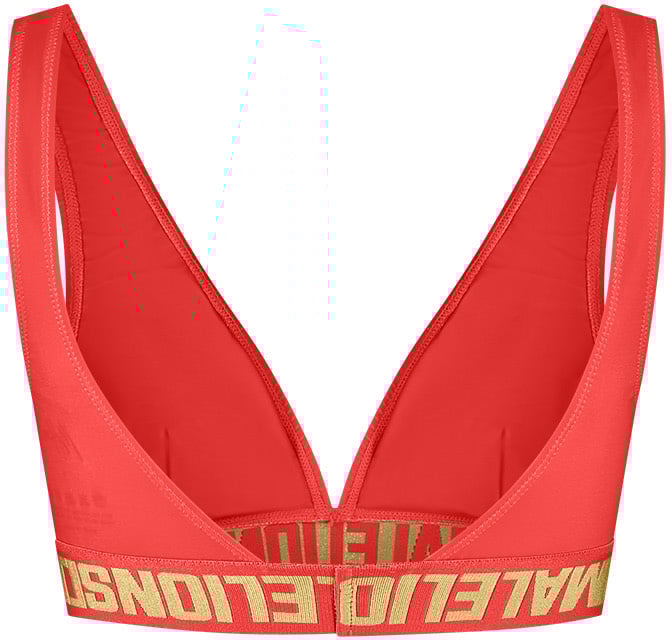 Malelions Malelions Women Venetian Bikini Top Rood