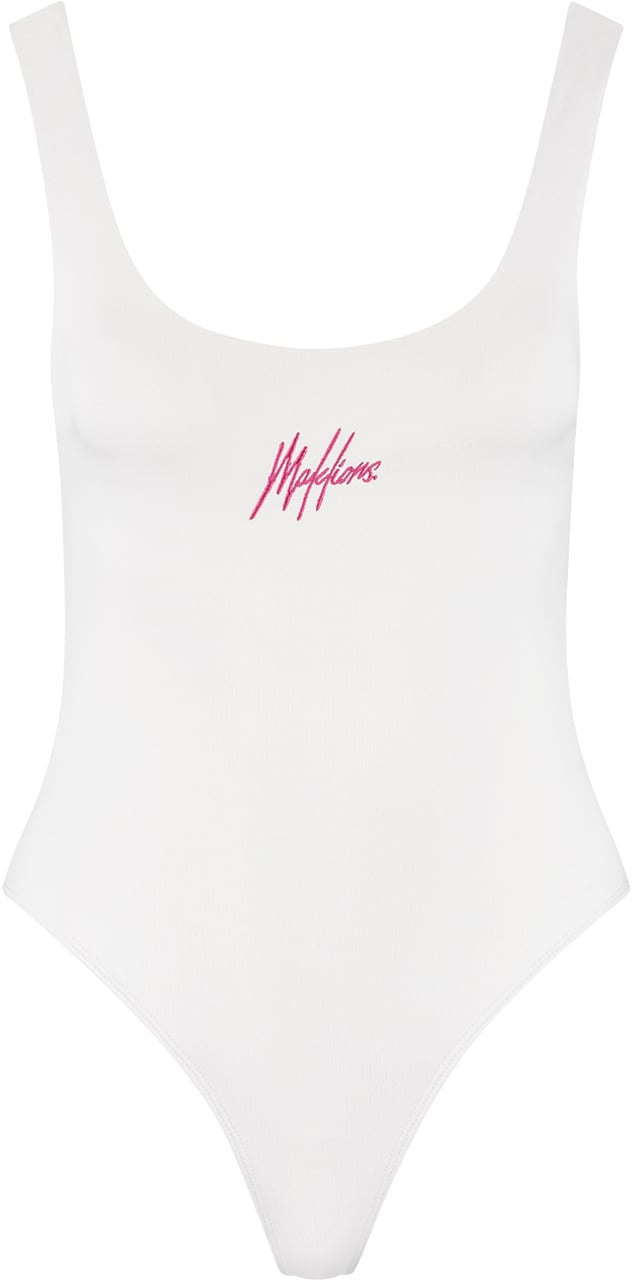 Malelions Malelions Women Resort Bodysuit Wit
