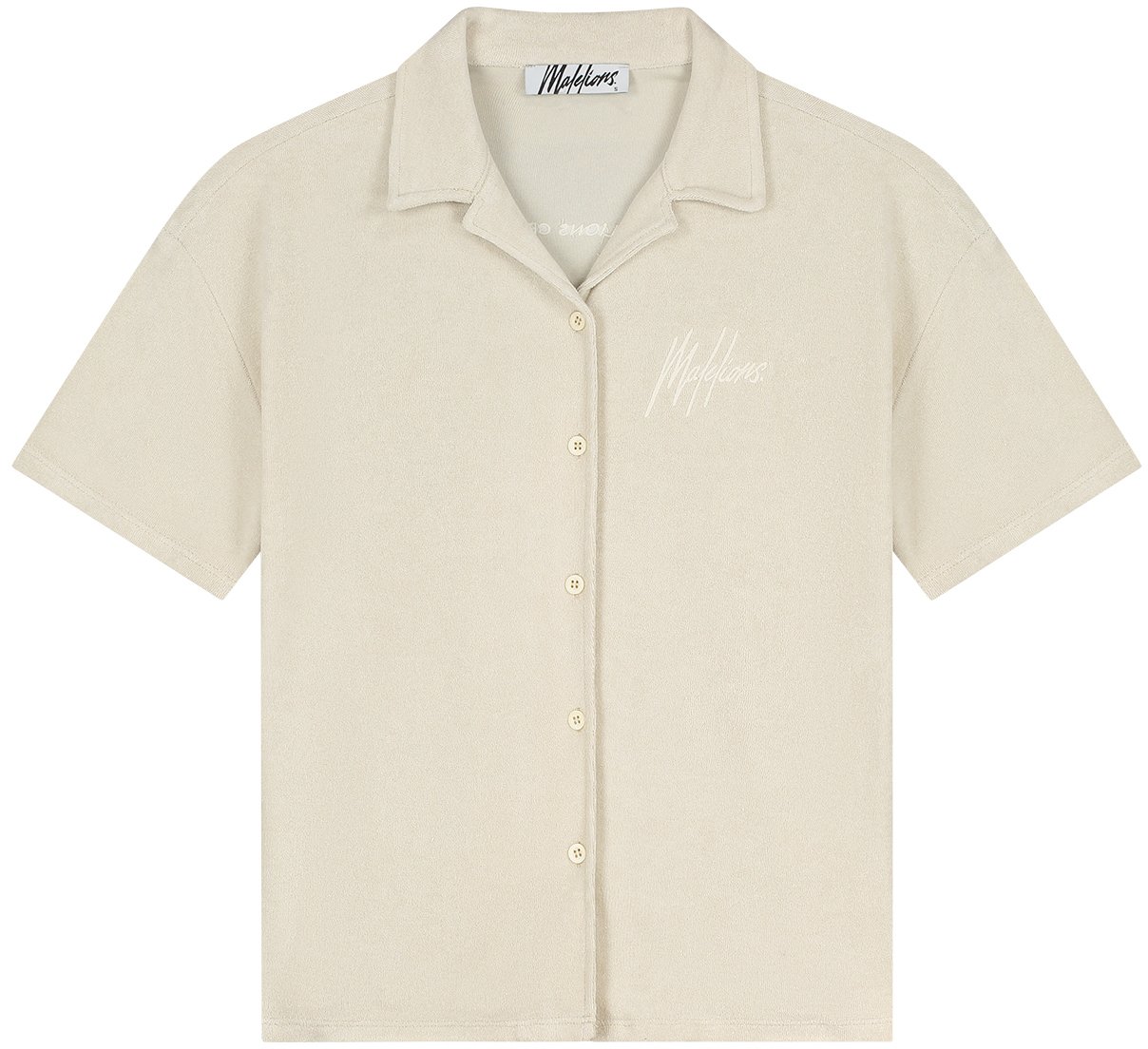 Malelions Malelions Women Cruise Towelling Shirt Beige