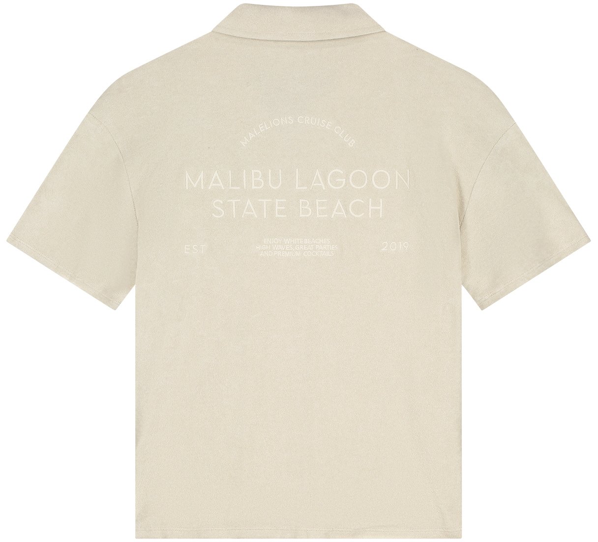 Malelions Malelions Women Cruise Towelling Shirt Beige