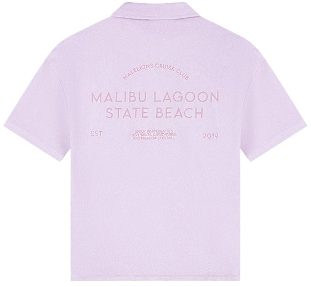 Malelions Malelions Women Cruise Towelling Shirt Paars
